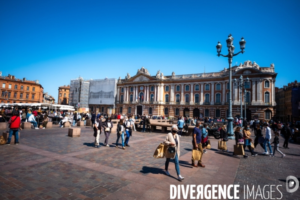 Toulouse : foule avant le confinement