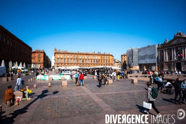 Toulouse : foule avant le confinement