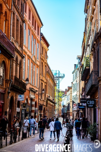 Toulouse : foule avant le confinement