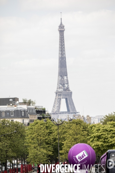 Manifestation et grève dans le secteur de la santé