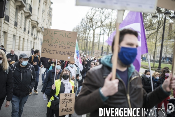 Manifestation et grève dans le secteur de la santé