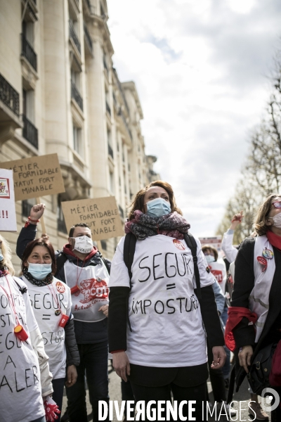 Manifestation et grève dans le secteur de la santé