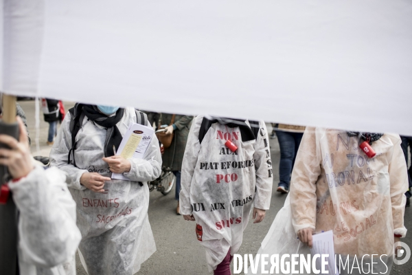 Manifestation et grève dans le secteur de la santé