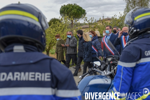 Episode de gel, Julien Denormandie à la rencontre des arboriculteurs