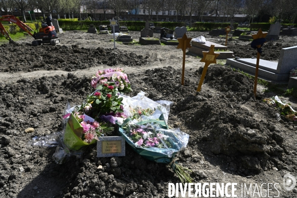 Cimetière. Division en reprise. Concessions venant à expiration. Cemetery. Division in recovery. Concessions expiring.