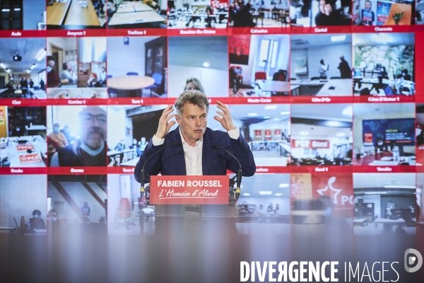 PCF, Fabien Roussel candidat des délégués à la présidentielle 2022