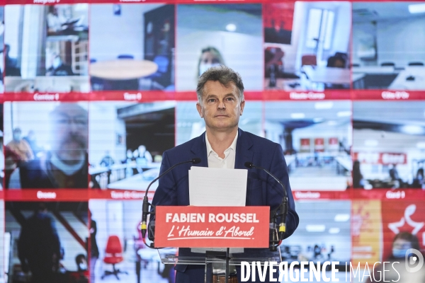 PCF, Fabien Roussel candidat des délégués à la présidentielle 2022