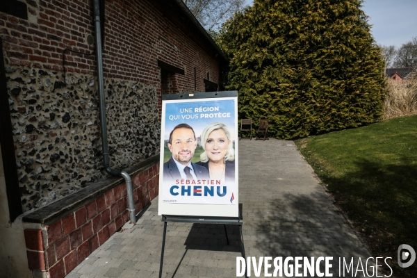 Rn deplacement de marine le pen dans le nord