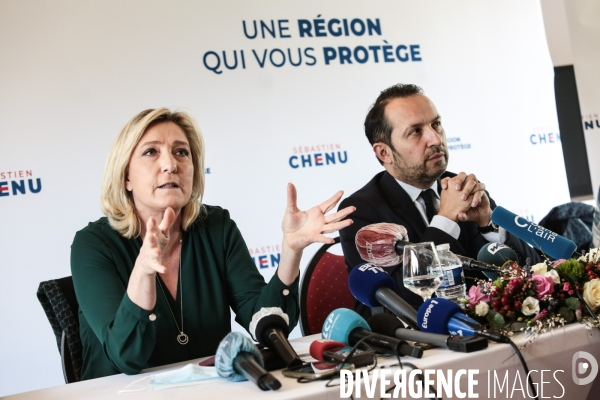 Rn deplacement de marine le pen dans le nord