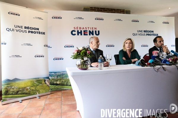 Rn deplacement de marine le pen dans le nord