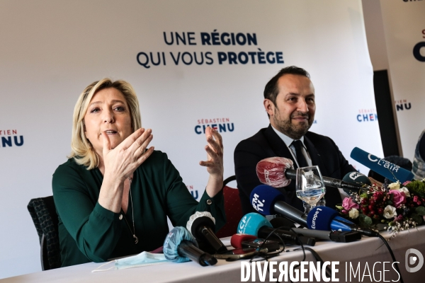 Rn deplacement de marine le pen dans le nord