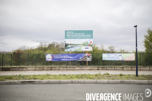 Rassemblement contre le village des Médias (JO 2024)
