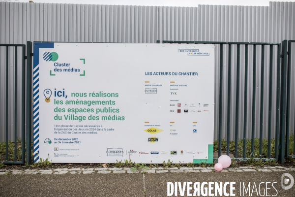 Rassemblement contre le village des Médias (JO 2024)