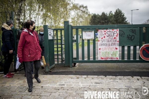 Rassemblement contre le village des Médias (JO 2024)