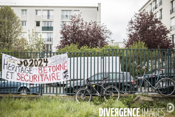 Rassemblement contre le village des Médias (JO 2024)