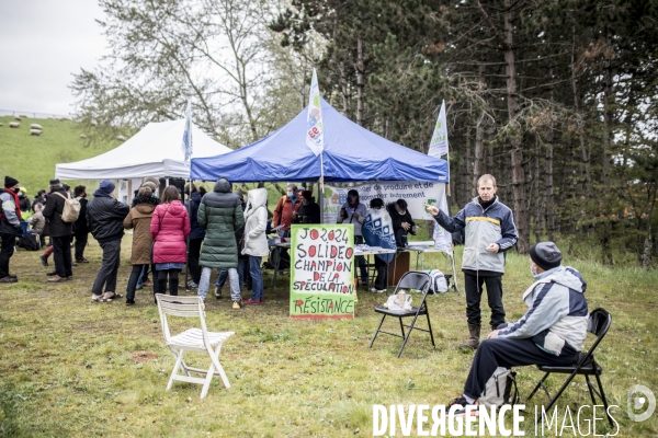 Rassemblement contre le village des Médias (JO 2024)