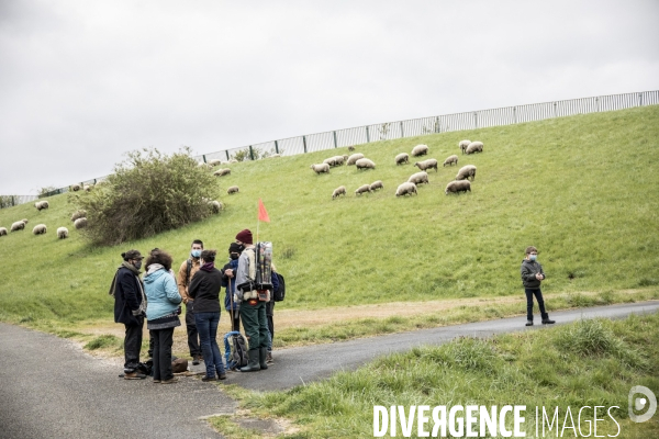 Rassemblement contre le village des Médias (JO 2024)