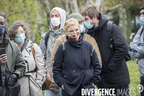 Rassemblement contre le village des Médias (JO 2024)