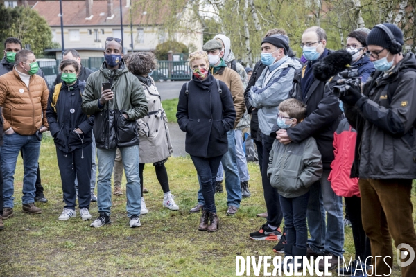 Rassemblement contre le village des Médias (JO 2024)