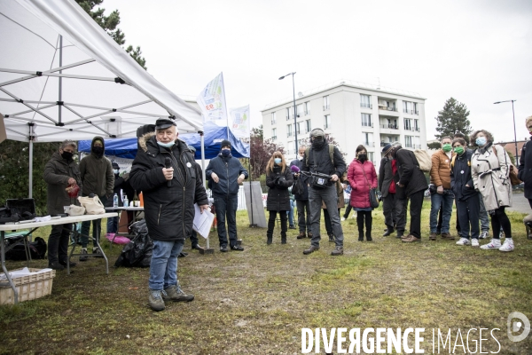 Rassemblement contre le village des Médias (JO 2024)