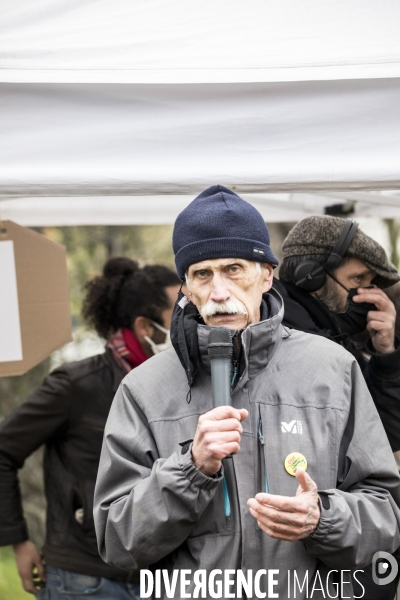 Rassemblement contre le village des Médias (JO 2024)