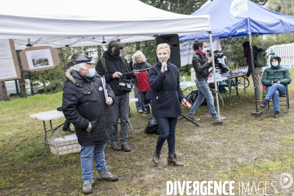 Rassemblement contre le village des Médias (JO 2024)