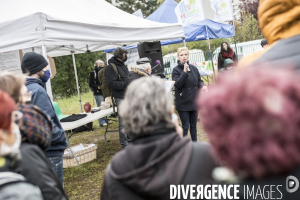 Rassemblement contre le village des Médias (JO 2024)