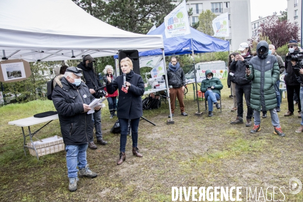 Rassemblement contre le village des Médias (JO 2024)