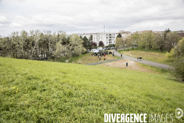 Rassemblement contre le village des Médias (JO 2024)