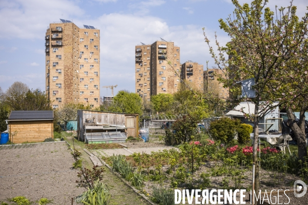 Jardins ouvriers des vertus a aubervilliers.