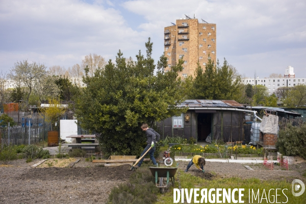 Jardins ouvriers des vertus a aubervilliers.