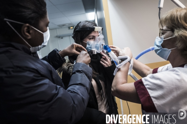 Formation en réanimation pour infirmières.
