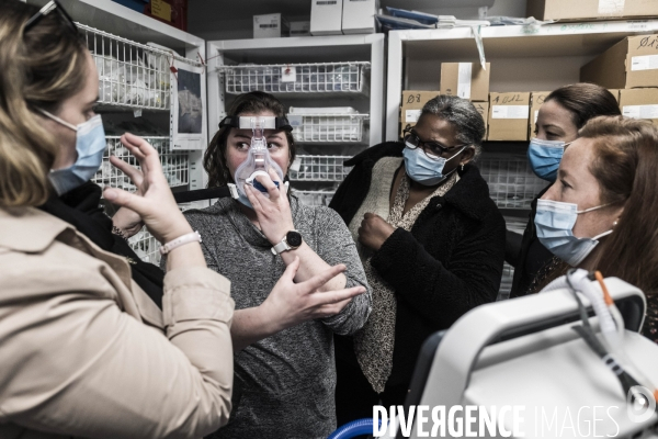 Formation en réanimation pour infirmières.
