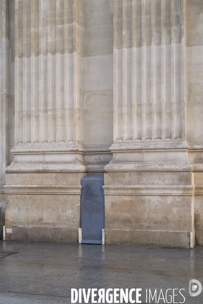 Sans abris a la rue, paris.