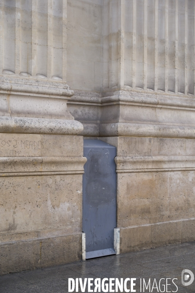 Sans abris a la rue, paris.