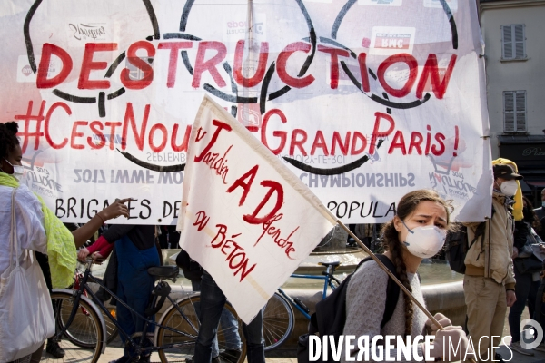 Mobilisation contre la destruction des jardins ouvriers