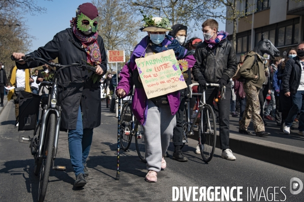 Mobilisation contre la destruction des jardins ouvriers