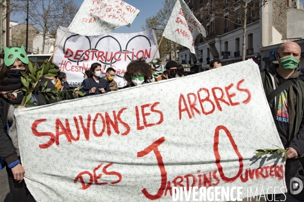 Mobilisation contre la destruction des jardins ouvriers