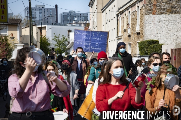 Mobilisation contre la destruction des jardins ouvriers