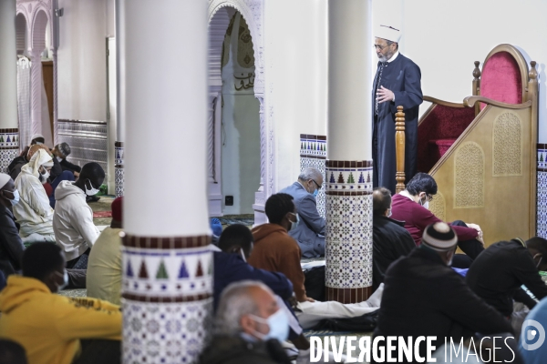 Mosquée de BORDEAUX, prière du vendredi sous COVID