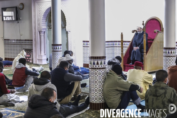 Mosquée de BORDEAUX, prière du vendredi sous COVID