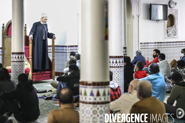 Mosquée de BORDEAUX, prière du vendredi sous COVID