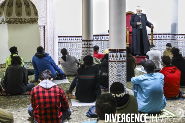 Mosquée de BORDEAUX, prière du vendredi sous COVID