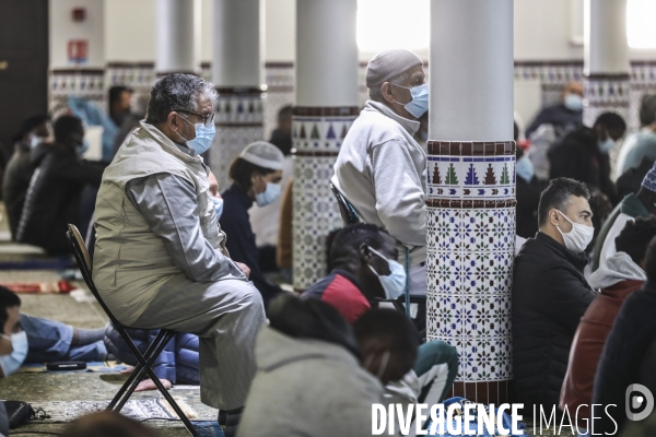 Mosquée de BORDEAUX, prière du vendredi sous COVID