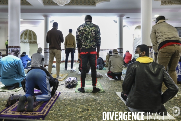 Mosquée de BORDEAUX, prière du vendredi sous COVID