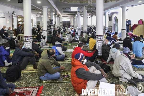 Mosquée de BORDEAUX, prière du vendredi sous COVID