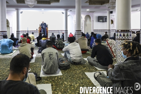 Mosquée de BORDEAUX, prière du vendredi sous COVID