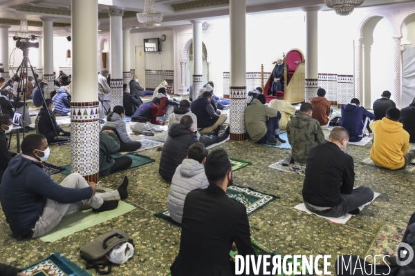Mosquée de BORDEAUX, prière du vendredi sous COVID