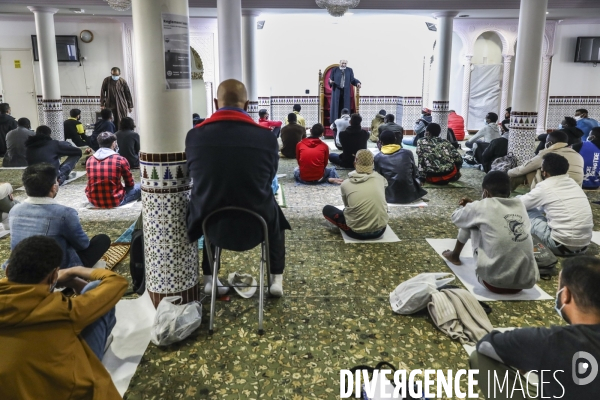 Mosquée de BORDEAUX, prière du vendredi sous COVID