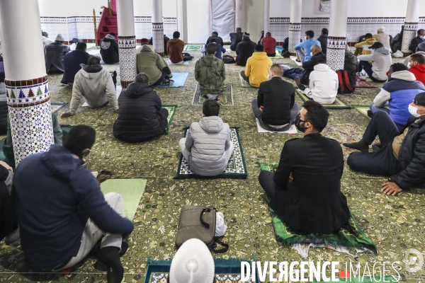 Mosquée de BORDEAUX, prière du vendredi sous COVID